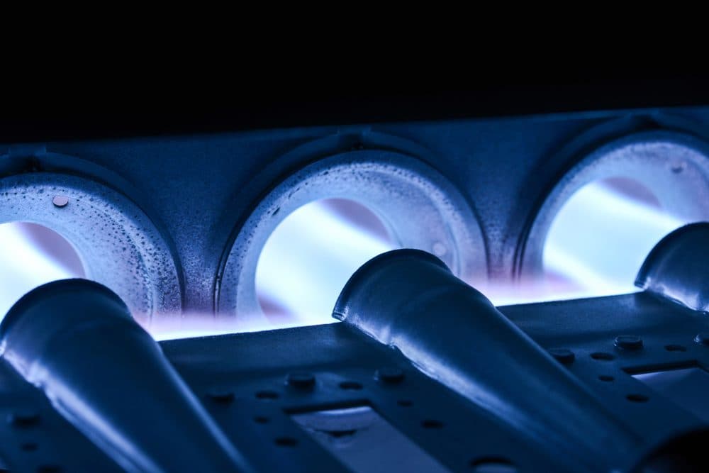 A modern, high-efficiency furnace